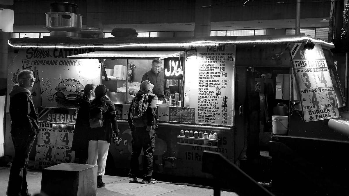 Burger and Fries Food Truck