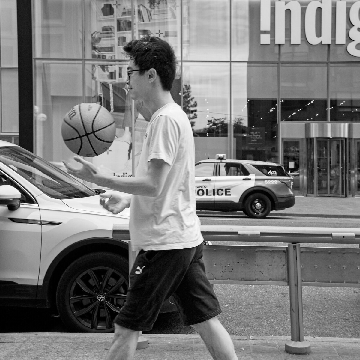 Man With Basketball
