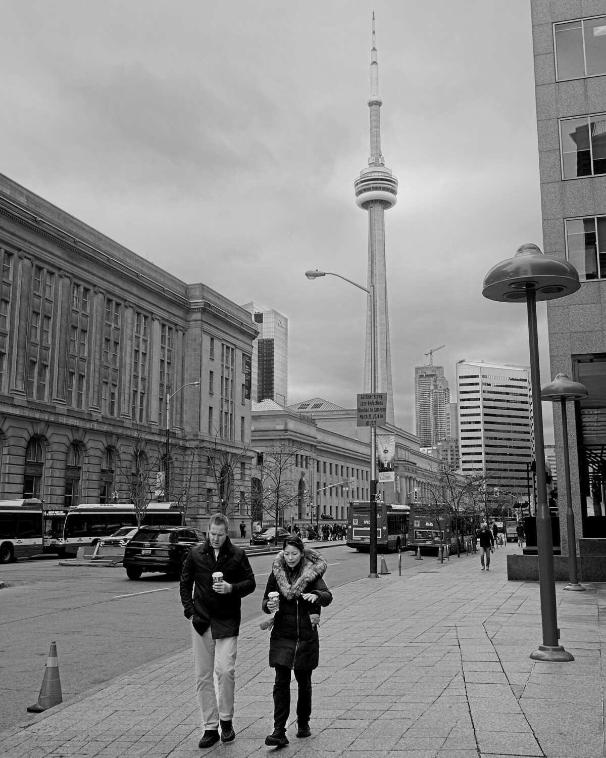 Union Station and the CN Tower