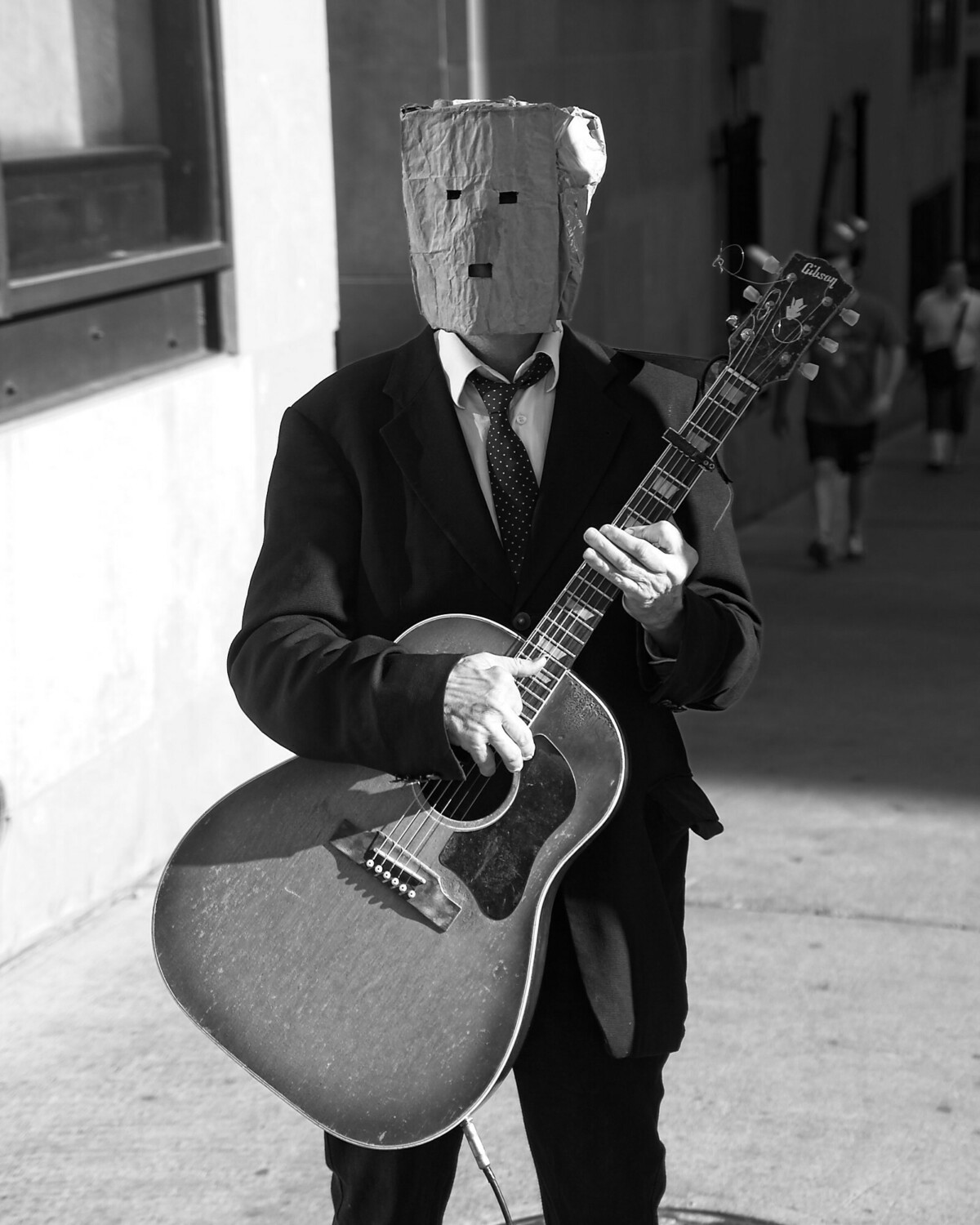 Paper Bag Guitar