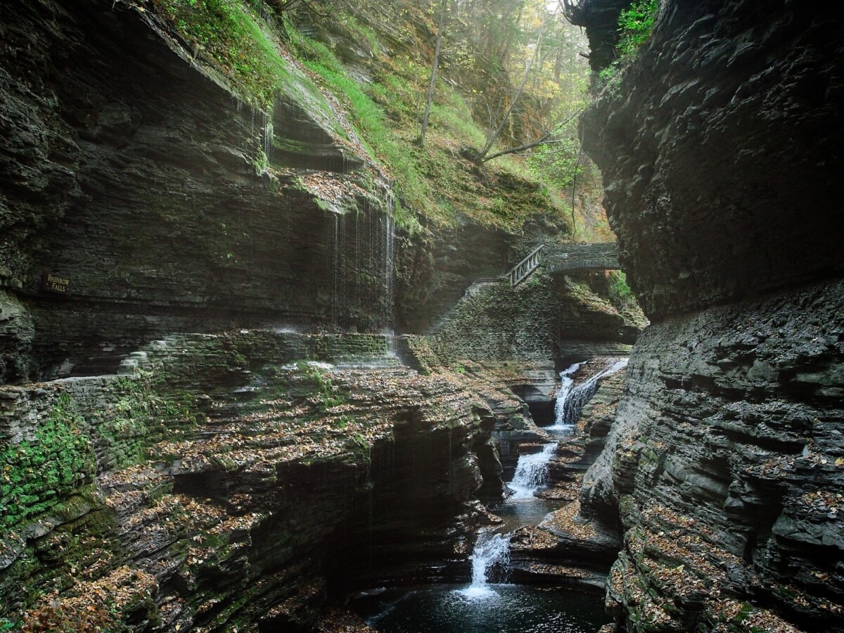 Waterfall - Watkins Glen State Park