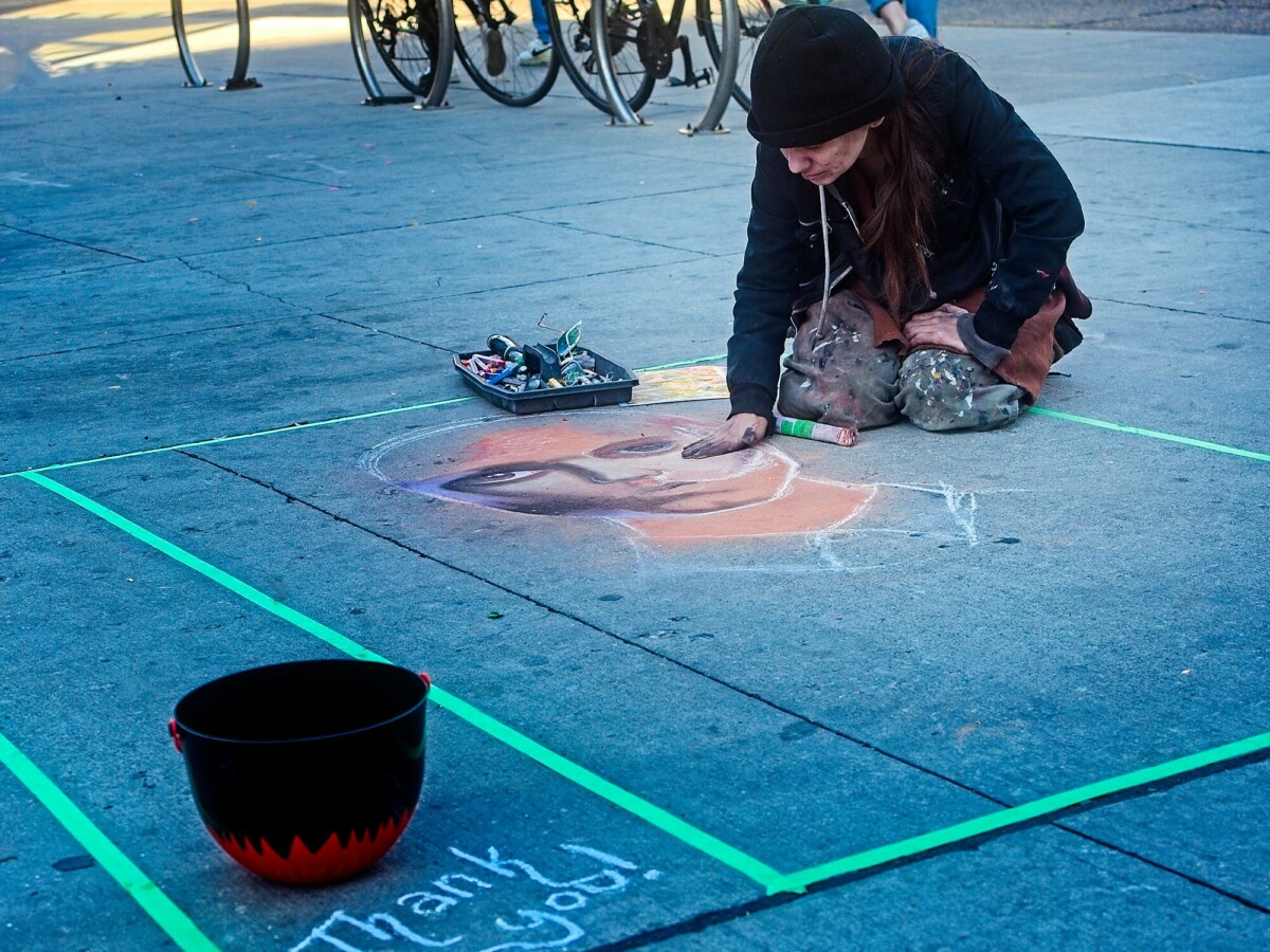 Sidewalk Chalk Artist