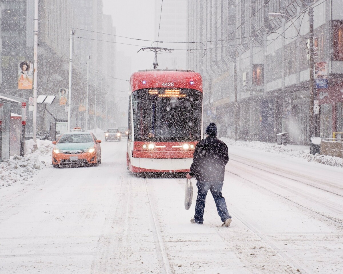 Snow Storm Streetcar