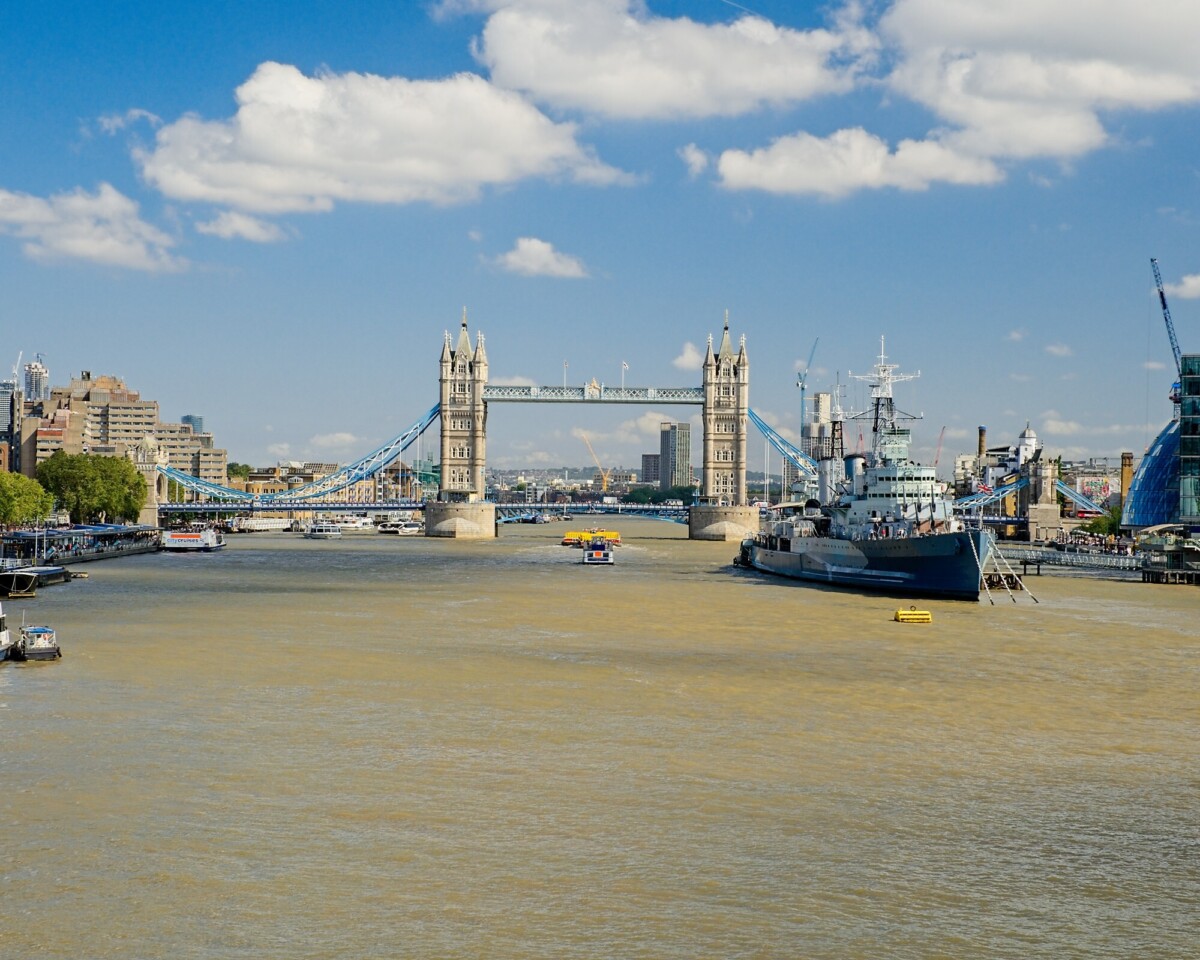 Tower Bridge and HMS Belfast
