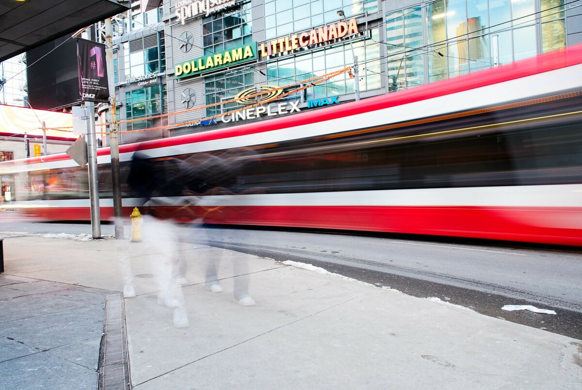 Street Car Long Exposure