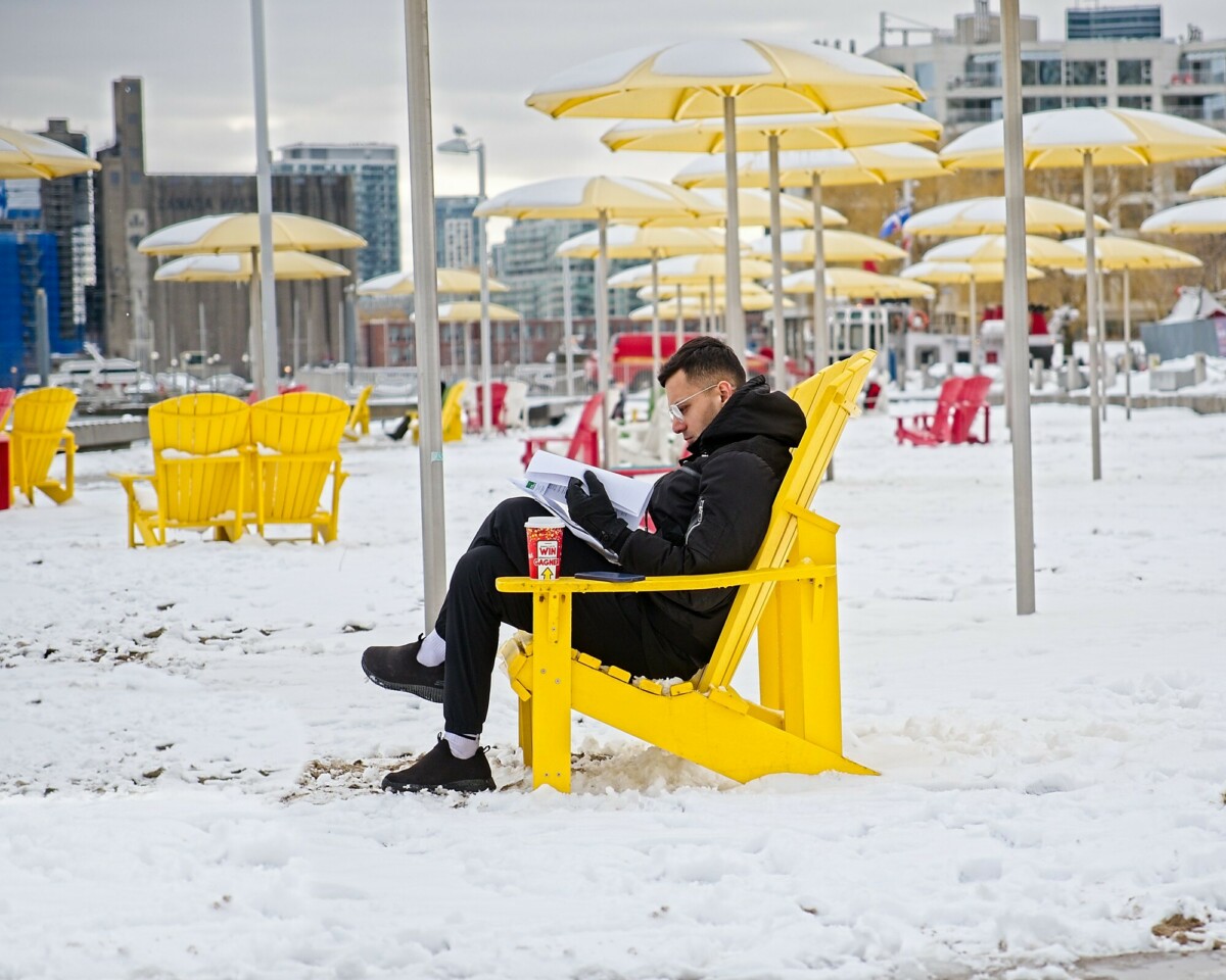 Snowy Beach