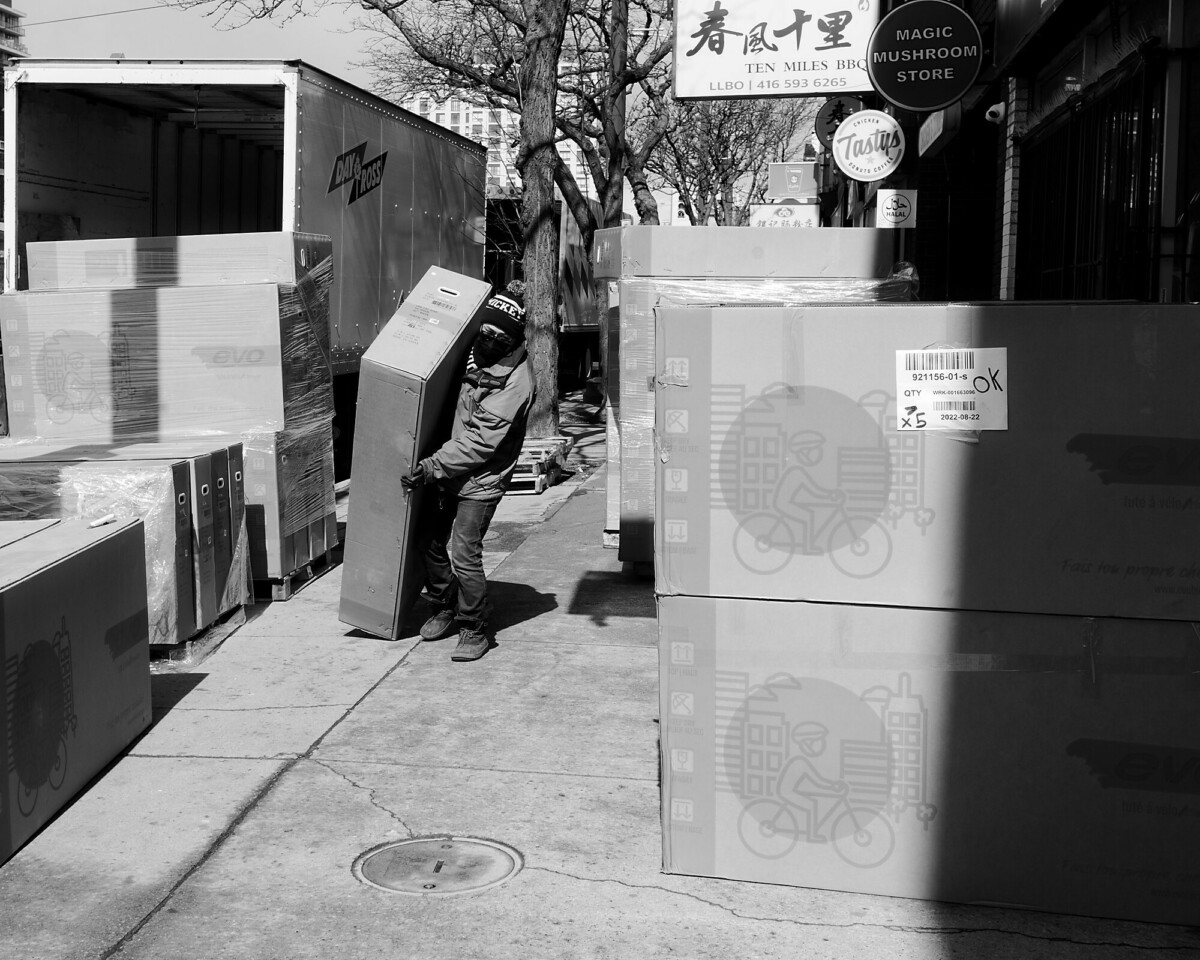 Unloading Bicycles