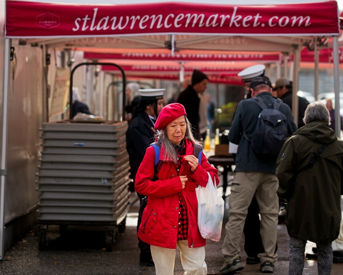 Outside St Lawrence Market