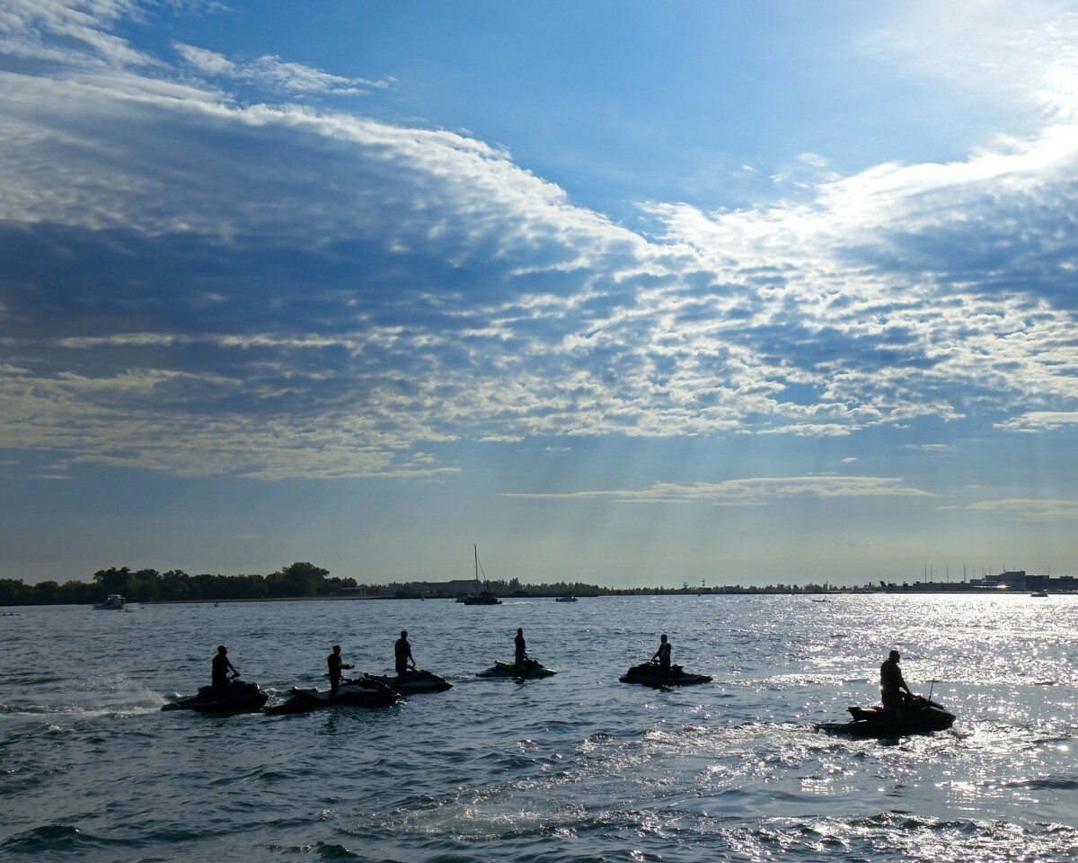 Jet Skis on Lake Ontario