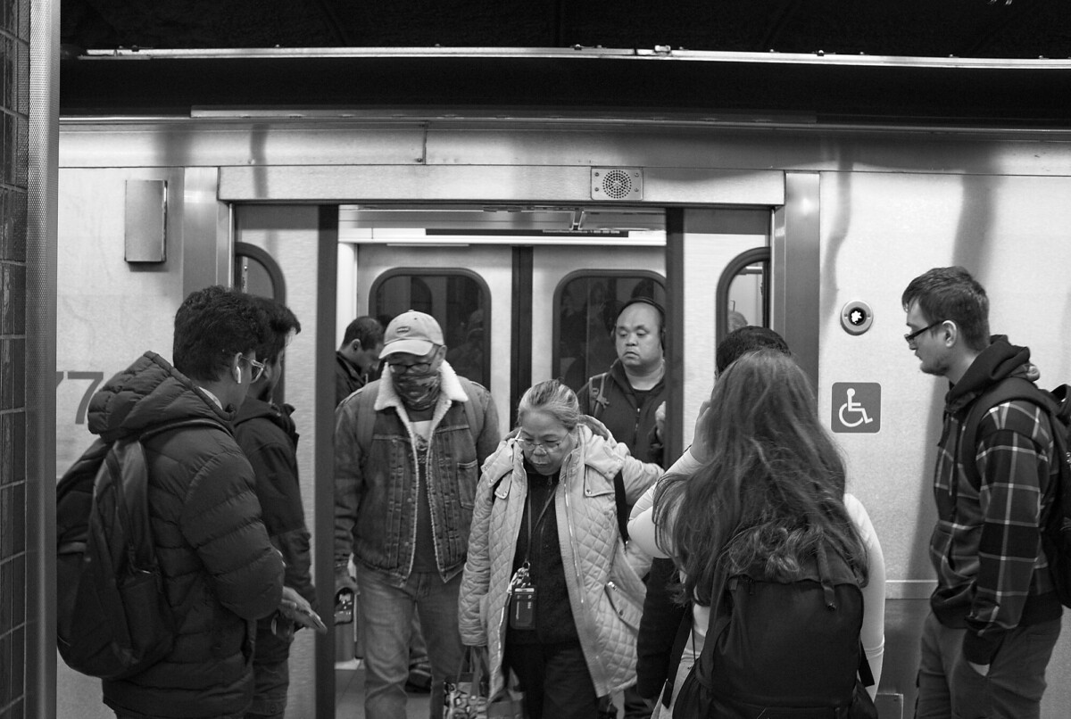 Boarding and Exiting the Train