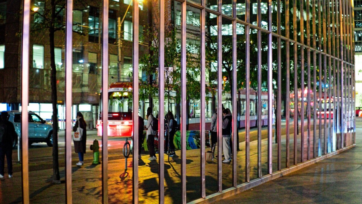 Reflected Streetcar