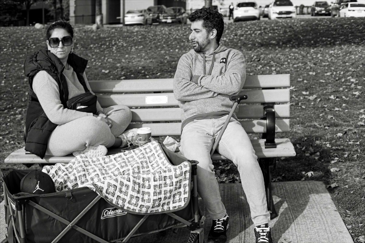 Couple on Bench