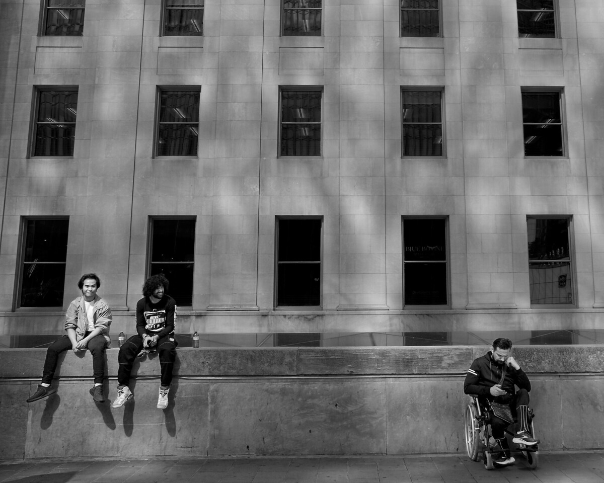 Outside Union Station in Toronto.