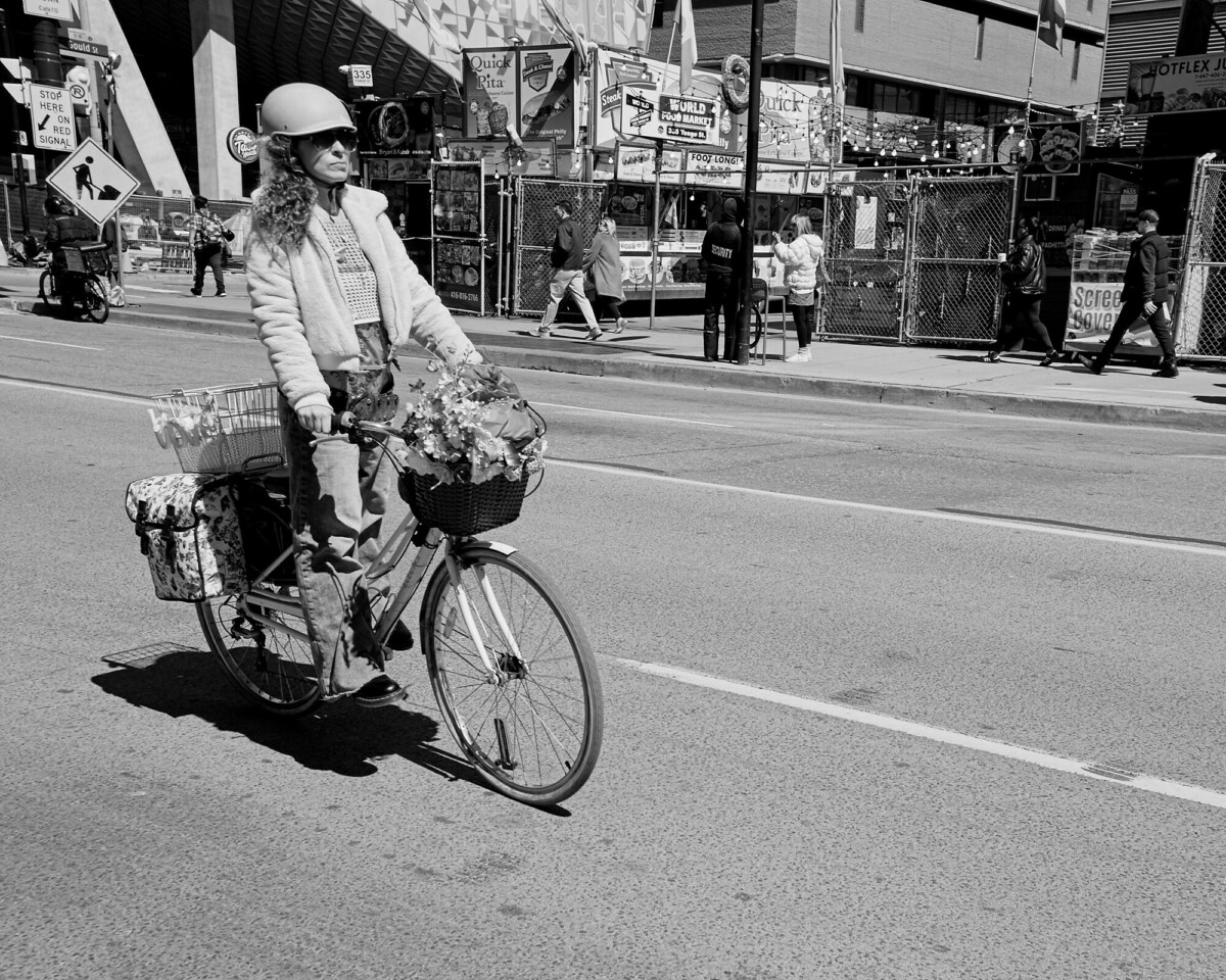 Standing Cyclist