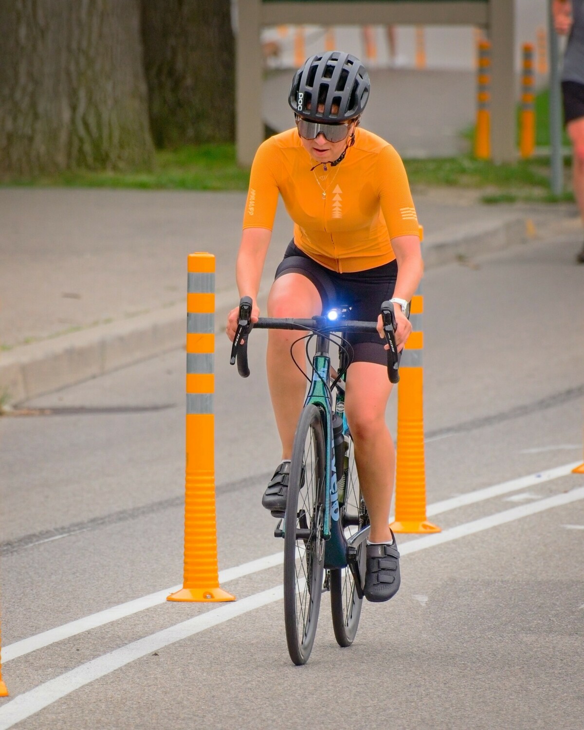 Orange Cyclist