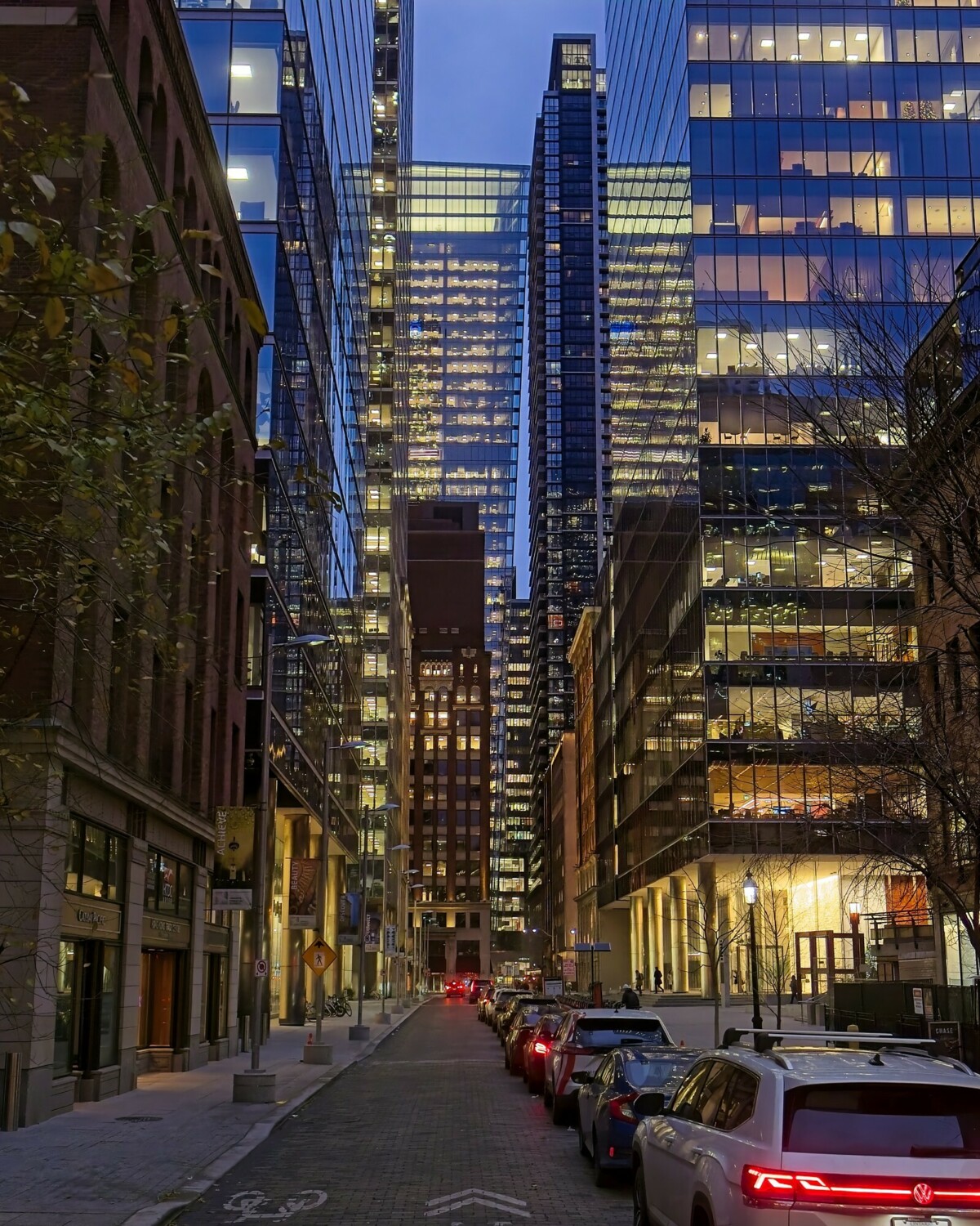 Office Towers at Night