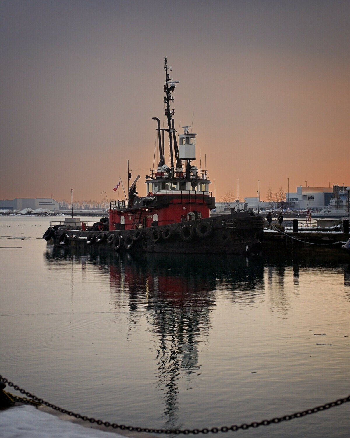 Docked at Sunset