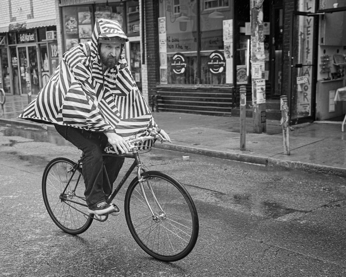Striped Poncho