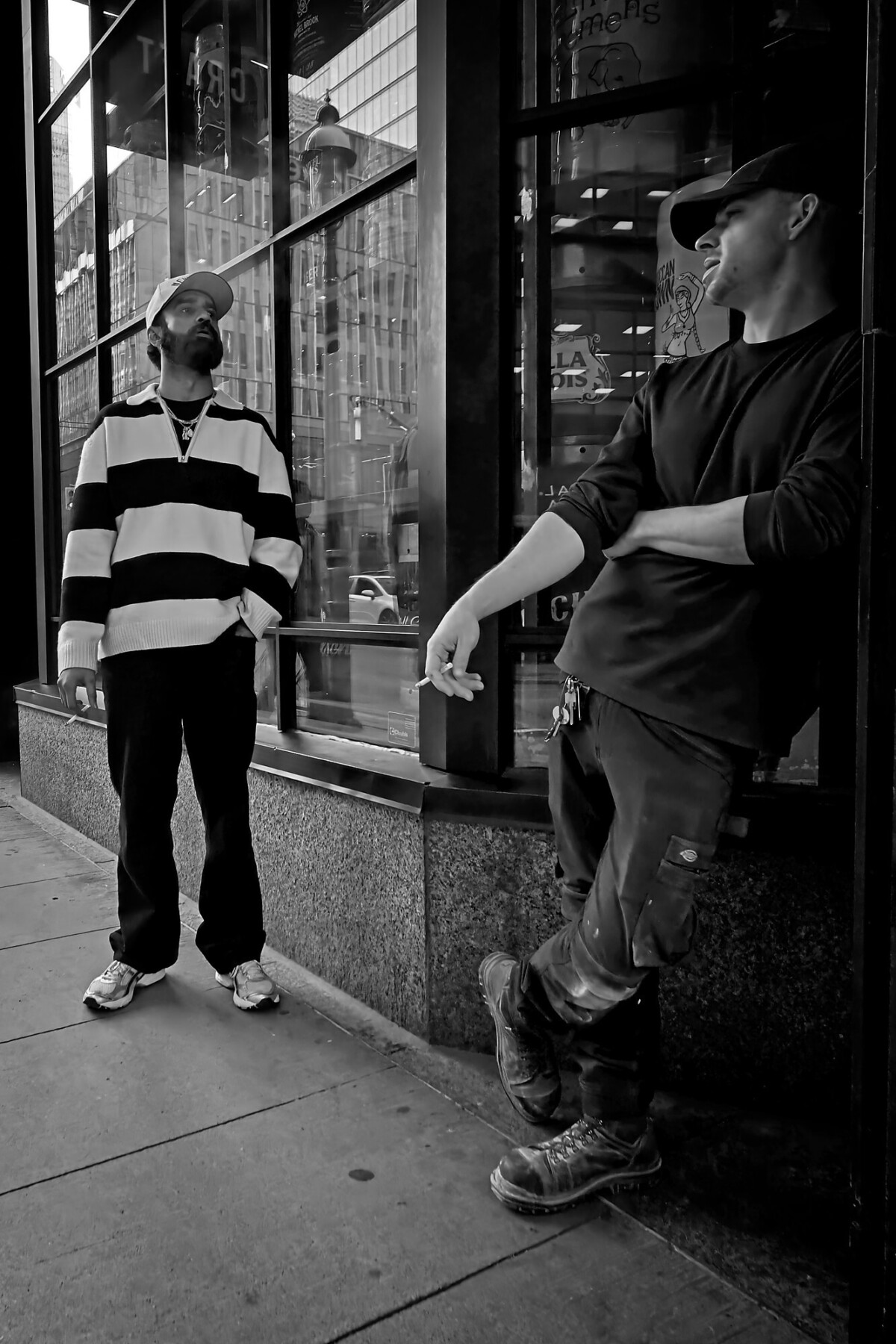 Striped Smoke Break