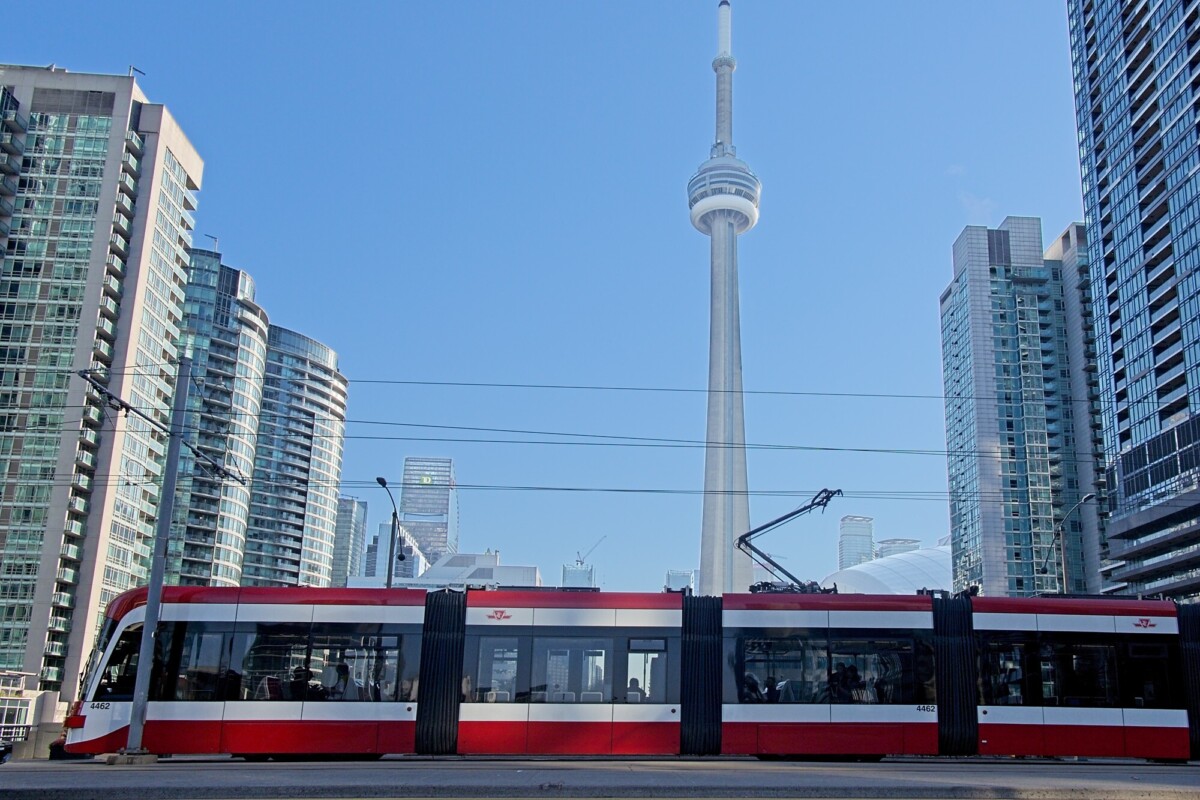 Streetcar and the CN Tower