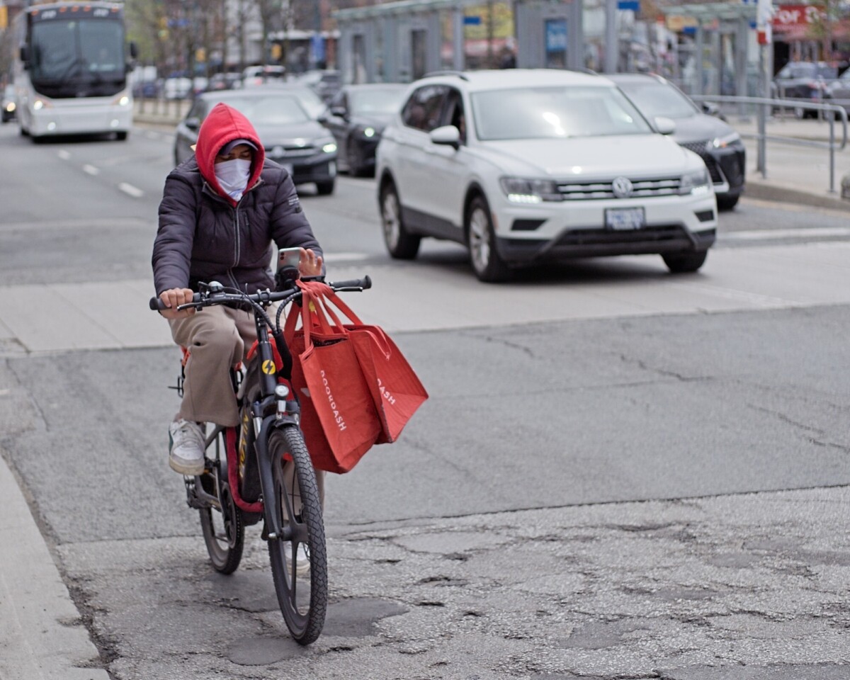 Distracted Cyclist