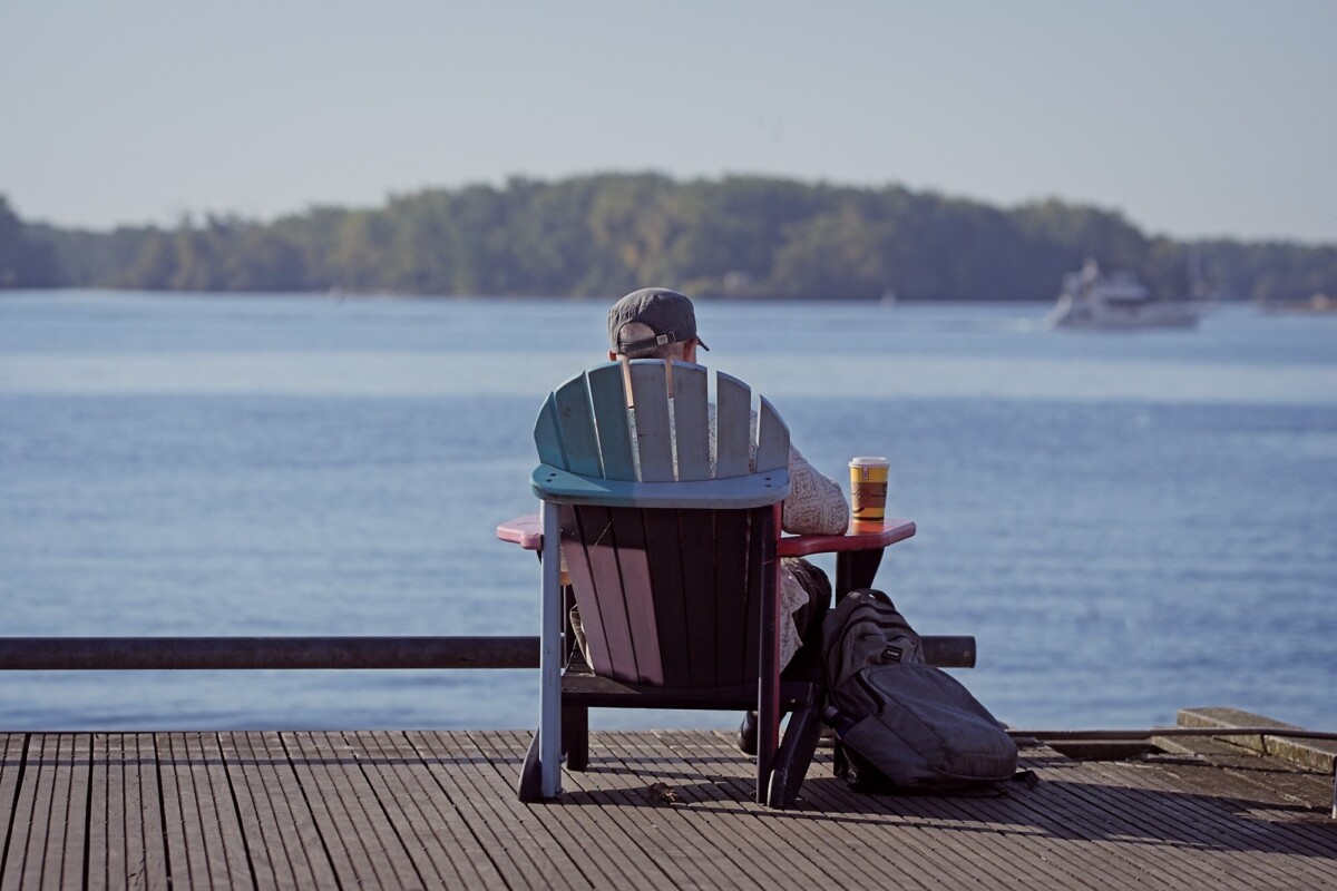 Quiet Sunday morning along the waterfront