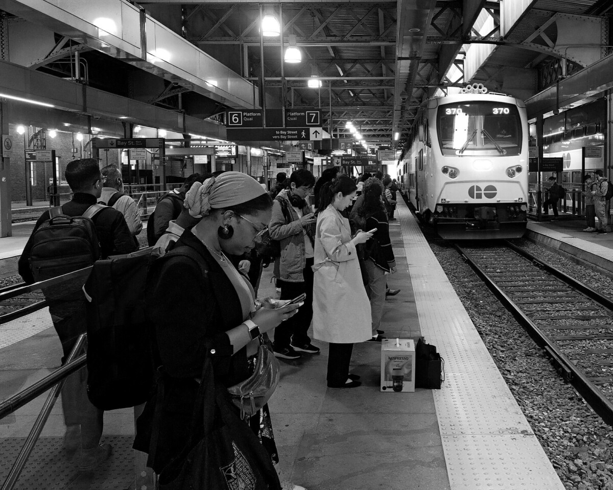 Arriving Go Train